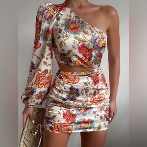 Runaway the Label One shoulder dress